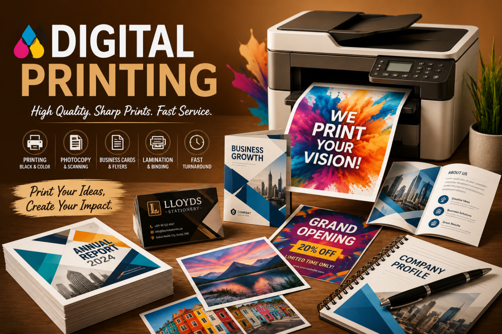 Digital printing-Media city-business cards