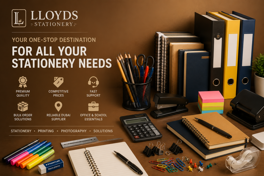 Stationery items Media city